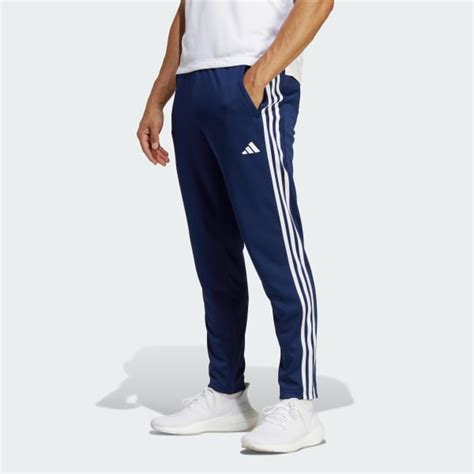 adidas essentials 3-stripes broek blauw heren|Adidas sportbroeken retro.